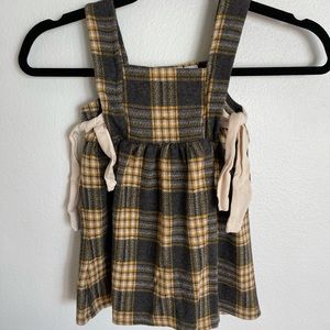 Zara girls plaid dress